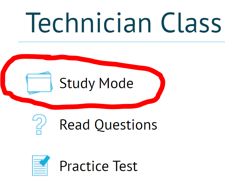 Choose Study Mode
